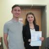 Вручение сертификатов обучающимся жестовому языку в 2015 году